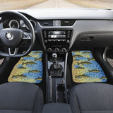 Walleye Fish Skin Pattern Fishing Car Floor Mats 182417 - YourCarButBetter