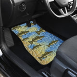 Walleye Fish Skin Pattern Fishing Car Floor Mats 182417 - YourCarButBetter