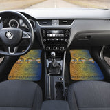 Walleye Skin Color Boho Pattern Fishing Car Floor Mats 182417 - YourCarButBetter