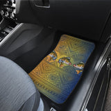 Walleye Skin Color Boho Pattern Fishing Car Floor Mats 182417 - YourCarButBetter