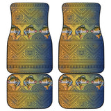 Walleye Skin Color Boho Pattern Fishing Car Floor Mats 182417 - YourCarButBetter