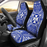 Wallis And Futuna Car Seat Cover - Wallis And Futuna Coat Of Arms Polynesian Flag Color 10 153908 - YourCarButBetter