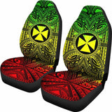 Wallis And Futuna Car Seat Cover - Wallis And Futuna Coat Of Arms Polynesian Reggae Style 10 153908 - YourCarButBetter
