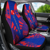 Wallis And Futuna Car Seat Covers - Wallis And Futuna Coat Of Arms Polynesian Tattoo Flag - 09 153908 - YourCarButBetter