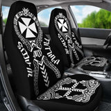 Wallis And Futuna Car Seat Covers - Wallis And Futuna Coat Of Arms Polynesian Tribal - 04 153908 - YourCarButBetter