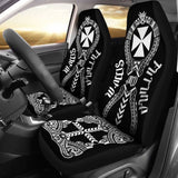 Wallis And Futuna Car Seat Covers - Wallis And Futuna Coat Of Arms Polynesian Tribal - 04 153908 - YourCarButBetter