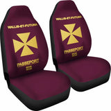 Wallis And Futuna Car Seat Covers - Wallis-Et-Futuna Passeport - 01 153908 - YourCarButBetter