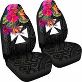 Wallis And Futuna Car Seat Covers - Polynesian Hibiscus Pattern - 232125 - YourCarButBetter