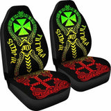 Wallis And Futuna Car Seat Covers Polynesian Tribal Reggae 04 153908 - YourCarButBetter