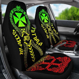 Wallis And Futuna Car Seat Covers Polynesian Tribal Reggae 04 153908 - YourCarButBetter