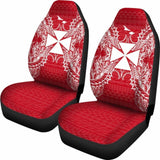 Wallis And Futuna Polynesia Car Seat Cover Map Red White 39 153908 - YourCarButBetter