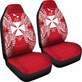 Wallis And Futuna Polynesia Car Seat Cover Map Red White 39 153908 - YourCarButBetter