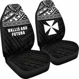 Wallis And Futuna Polynesian Car Seat Covers Black - 11 153908 - YourCarButBetter