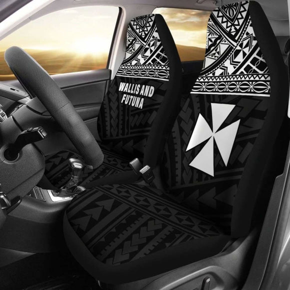 Wallis And Futuna Polynesian Car Seat Covers Black - 11 153908 - YourCarButBetter