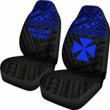 Wallis And Futuna Polynesian Car Seat Covers Blue - 11 153908 - YourCarButBetter