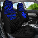 Wallis And Futuna Polynesian Car Seat Covers Blue - 11 153908 - YourCarButBetter