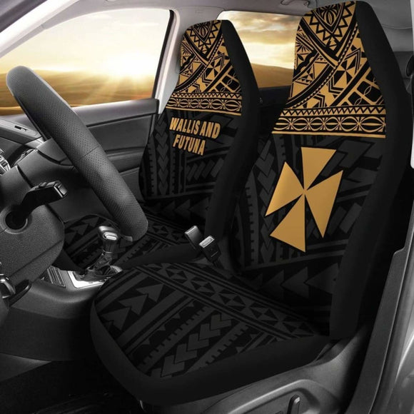 Wallis And Futuna Polynesian Car Seat Covers Gold - 11 153908 - YourCarButBetter