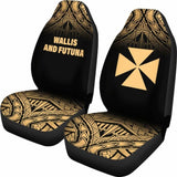 Wallis And Futuna Polynesian Car Seat Covers - Gold Fog - 11 153908 - YourCarButBetter