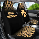 Wallis And Futuna Polynesian Car Seat Covers - Gold Fog - 11 153908 - YourCarButBetter