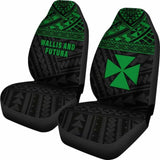 Wallis And Futuna Polynesian Car Seat Covers Green - 11 153908 - YourCarButBetter