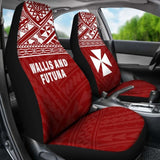 Wallis And Futuna Polynesian Car Seat Covers Red - 11 153908 - YourCarButBetter