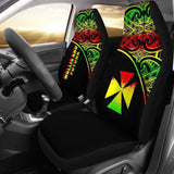 Wallis And Futuna Polynesian Car Seat Covers - Reggae Curve - 11 153908 - YourCarButBetter