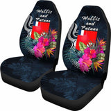 Wallis And Futuna Polynesian Car Seat Covers - Tropical Flower - 12 153908 - YourCarButBetter
