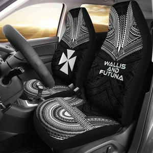 Wallis And Futuna Polynesian Chief Car Seat Cover Black Version 10 153908 - YourCarButBetter