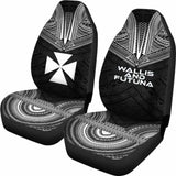 Wallis And Futuna Polynesian Chief Car Seat Cover Black Version 10 153908 - YourCarButBetter