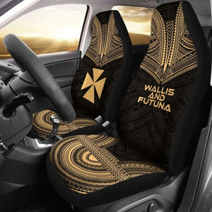 Wallis And Futuna Polynesian Chief Car Seat Cover Gold Version 10 153908 - YourCarButBetter