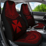 Wallis And Futuna Polynesian Chief Car Seat Cover Red Version 10 153908 - YourCarButBetter