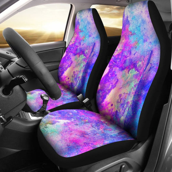 Water Colour Purple Car Seat Cover 174510 - YourCarButBetter