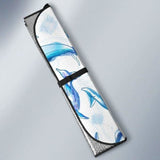 Watercolor Dolphin Pattern Car Auto Sun Shades 085424 - YourCarButBetter