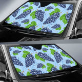 Watercolor Grape Pattern Car Auto Sun Shades 182102 - YourCarButBetter