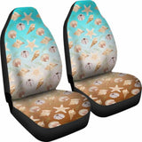 Watercolor Ocean Pattern Car Seat Covers 153908 - YourCarButBetter