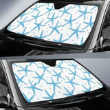 Watercolor Starfish Pattern Car Auto Sun Shades 460402 - YourCarButBetter