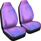 Watercolour Mermaid Scales in Purple and Blue Car Seat Covers 212001 - YourCarButBetter