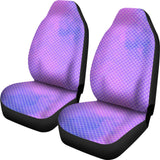 Watercolour Mermaid Scales in Purple and Blue Car Seat Covers 212001 - YourCarButBetter