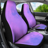 Watercolour Mermaid Scales in Purple and Blue Car Seat Covers 212001 - YourCarButBetter