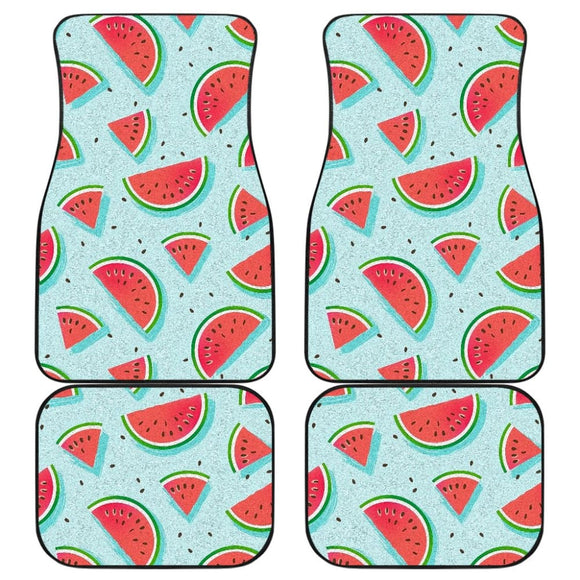 Watermelon Fruit Summer Car Floor Mats 212004 - YourCarButBetter