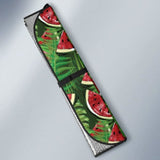 Watermelons Tropical Palm Leaves Pattern Background Car Auto Sun Shades 182102 - YourCarButBetter