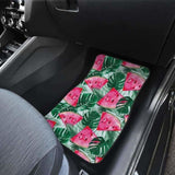 Watermelons Tropical Palm Leaves Pattern Front And Back Car Mats 174914 - YourCarButBetter