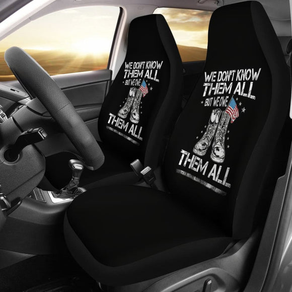 We Don’t Know Them All But We Owe Them All Patriotic Car Seat Covers 210206 - YourCarButBetter