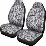 Weimaraner Dogs Pets Car Seat Covers 160830 - YourCarButBetter