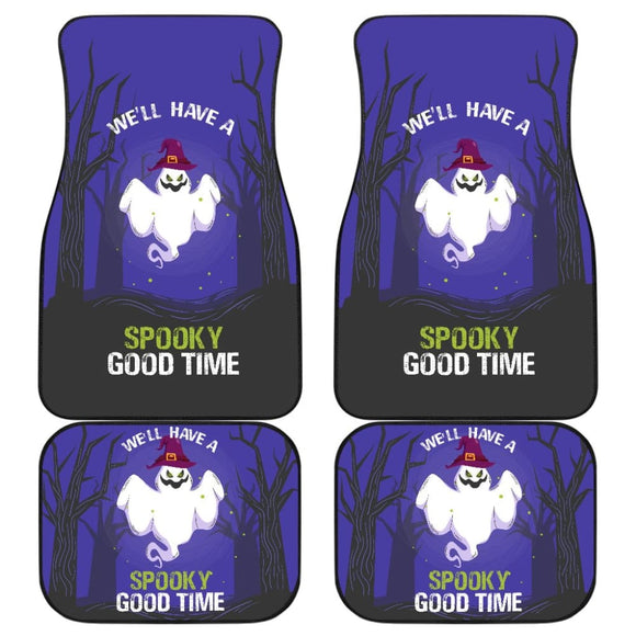 We’ll Have A Spooky Good Time Ghost For A Cute Ghost Car Floor Mats 211110 - YourCarButBetter