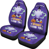 We’ll Have A Spooky Good Time Halloween Funny Moments Car Seat Covers 211110 - YourCarButBetter