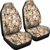 Welsh Corgi Full Face Car Seat Covers 102802 - YourCarButBetter