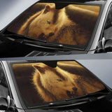 Werewolf Arctic Wolf Car Sun Shades 172609 - YourCarButBetter
