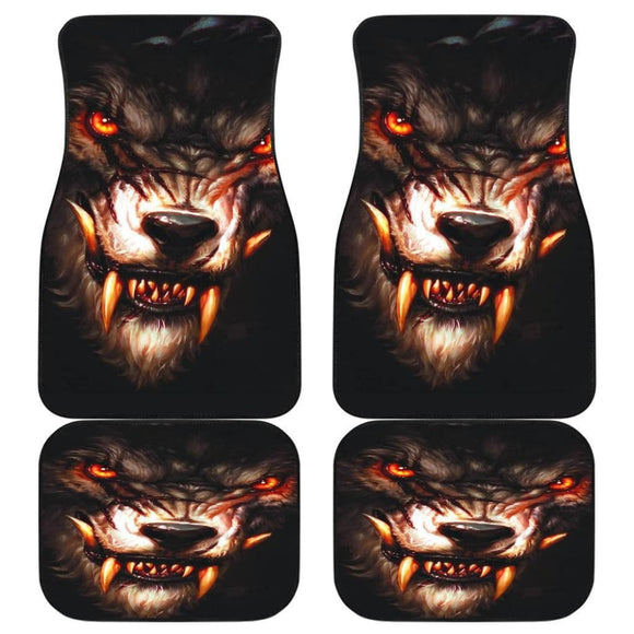 Werewolf Evil Animal Car Floor Mats 174510 - YourCarButBetter
