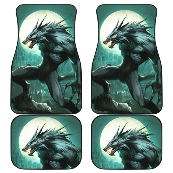Werewolf Evil Eyes Digital Printing Fantasy Monster Car Floor Mats 212109 - YourCarButBetter